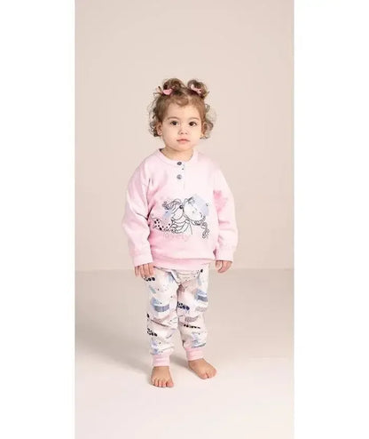 Pigiama invernale Neonata serafino bambina felpa Gary 1052