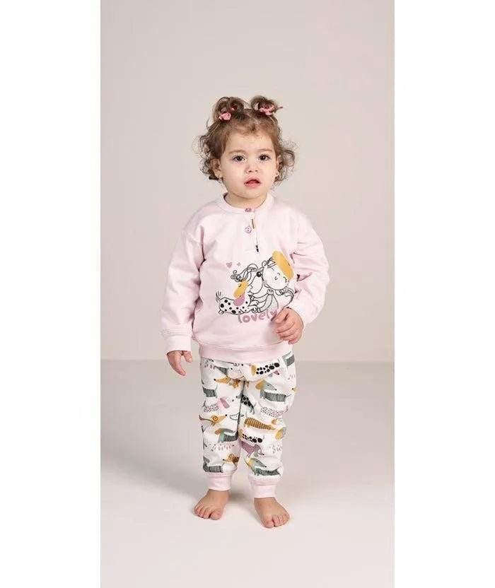 Pigiama invernale Neonata serafino bambina felpa Gary 1052