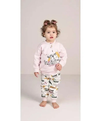 Pigiama invernale Neonata serafino bambina felpa Gary 1052