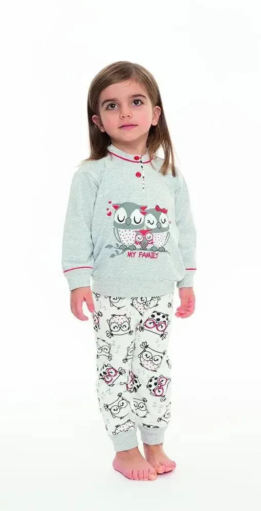 Pigiama invernale Neonata serafino bambina felpa Gary N10020