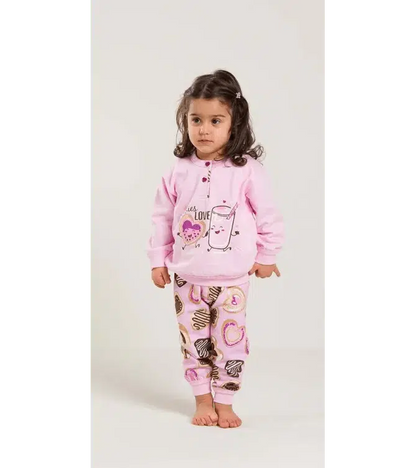 Pigiama invernale Neonata serafino bambina felpa Gary V10023