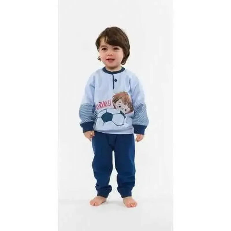 Pigiama invernale Neonato bambino felpa Gary H10034