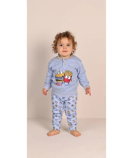 Pigiama invernale Neonato interlock serafino bambino Gary 1021