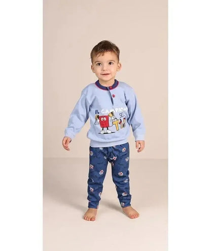 Pigiama invernale Neonato interlock serafino bambino Gary 1023