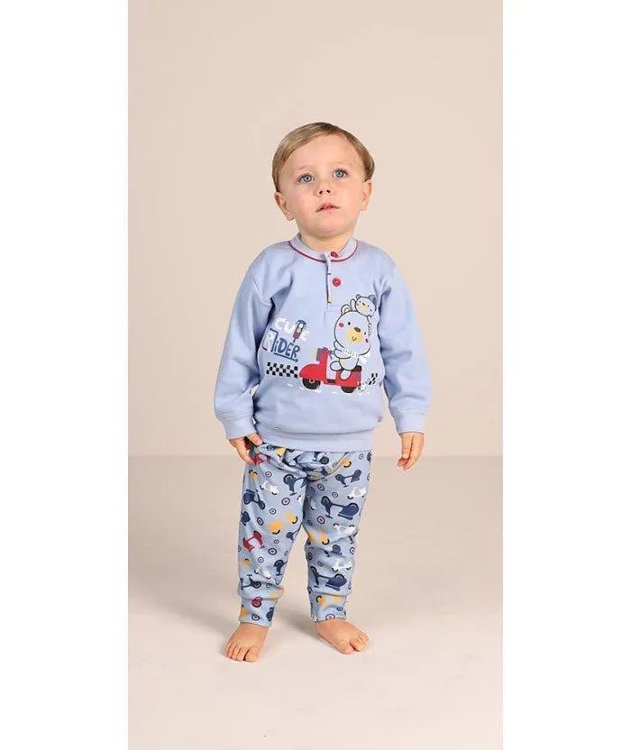 Pigiama invernale Neonato interlock serafino bambino Gary 1024