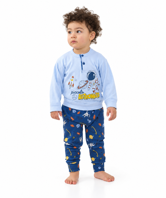 Pigiama invernale Neonato interlock serafino bambino Gary 1142
