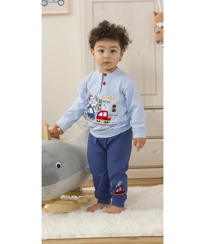 Pigiama invernale Neonato interlock serafino bambino Gary 1143