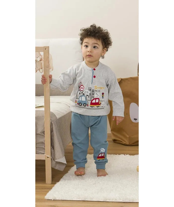 Pigiama invernale Neonato interlock serafino bambino Gary 1143