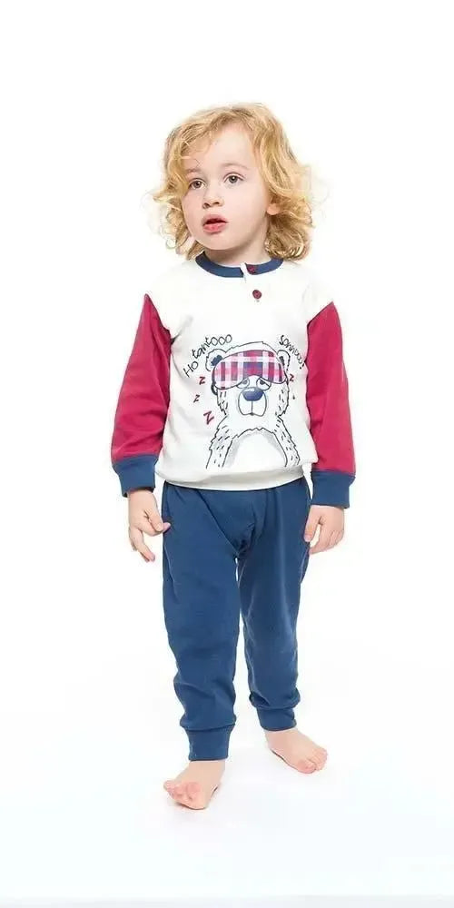Pigiama invernale Neonato interlock serafino bambino Gary S10011