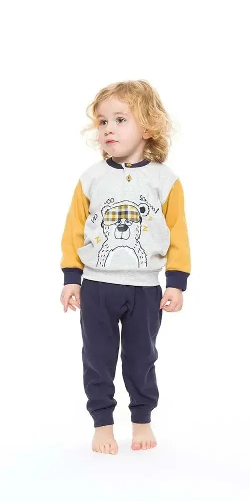 Pigiama invernale Neonato interlock serafino bambino Gary S10011