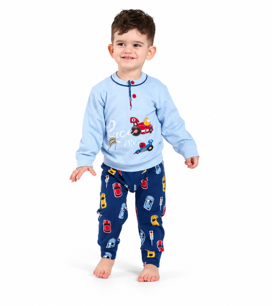 Pigiama invernale Neonato interlock serafino bambino Gary V10010