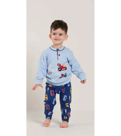 Pigiama invernale Neonato interlock serafino bambino Gary V10010