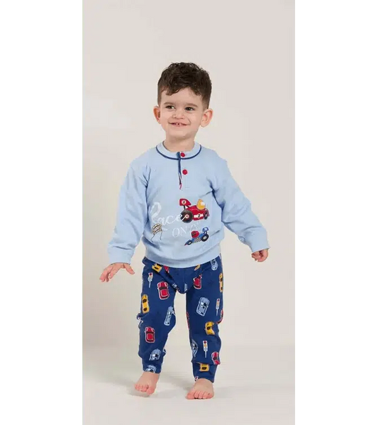 Pigiama invernale Neonato interlock serafino bambino Gary V10010
