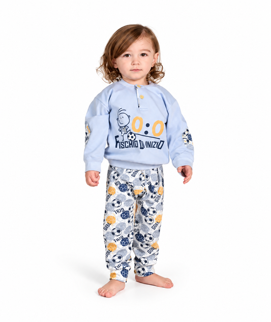 Pigiama invernale Neonato serafino bambino felpa Gary 1042