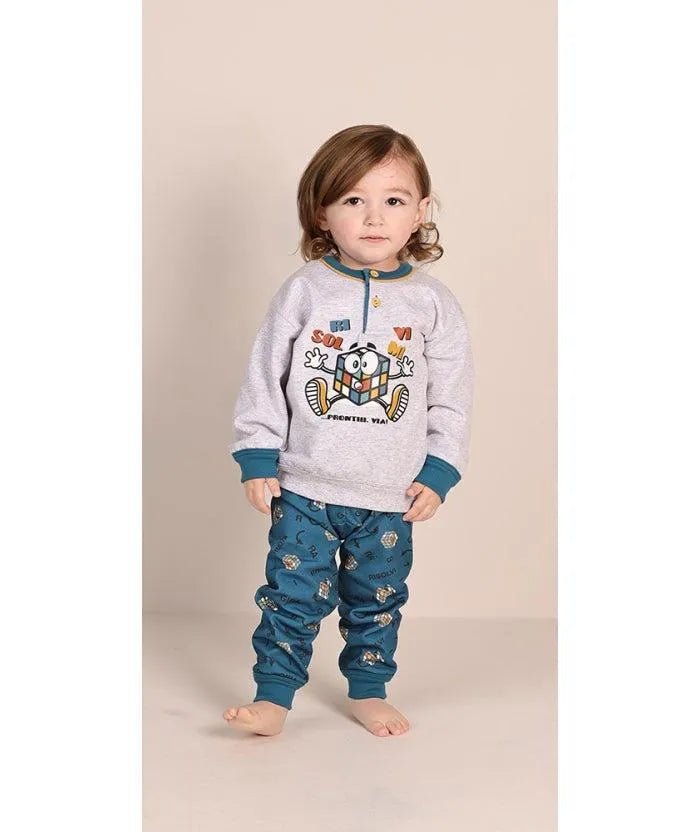 Pigiama invernale Neonato serafino bambino felpa Gary 1043