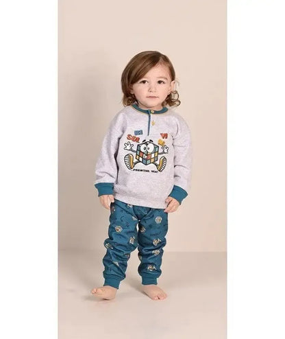 Pigiama invernale Neonato serafino bambino felpa Gary 1043