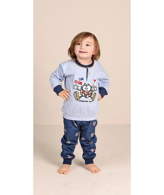 Pigiama invernale Neonato serafino bambino felpa Gary 1043