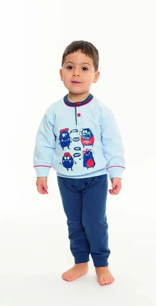 Pigiama invernale Neonato serafino bambino felpa Gary N10032