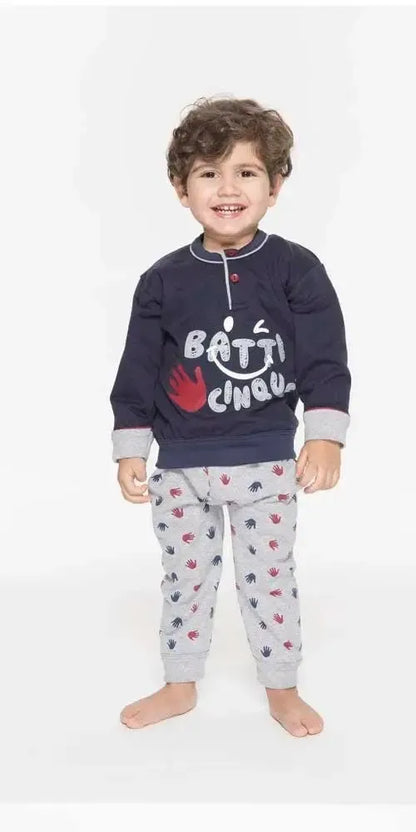 Pigiama invernale Neonato serafino bambino felpa Gary Q10031