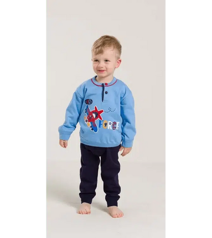 Pigiama invernale Neonato serafino bambino felpa Gary V10031