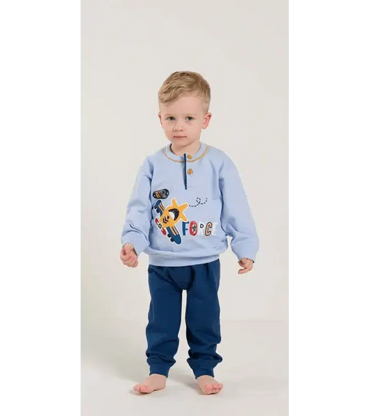 Pigiama invernale Neonato serafino bambino felpa Gary V10031