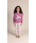 Pigiama invernale bambina cotone felpato Gary 3052