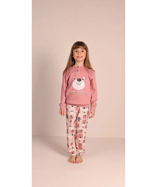Pigiama invernale bambina interlock Gary 2026
