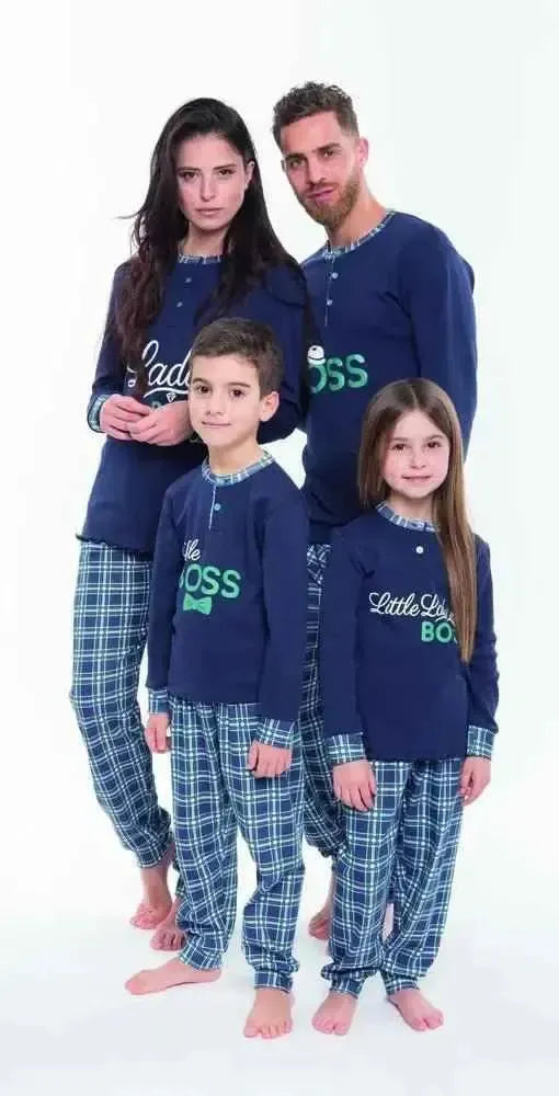 Pigiama invernale bambina interlock Gary Family N20017