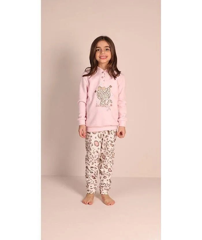 Pigiama invernale bambina punto milano Gary 2071