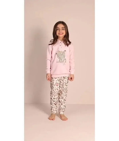 Pigiama invernale bambina punto milano Gary 3071