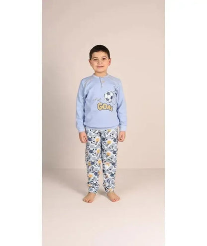 Pigiama invernale bambino interlock Gary 2036