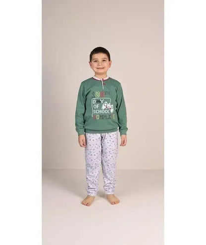 Pigiama invernale bambino interlock Gary 2038