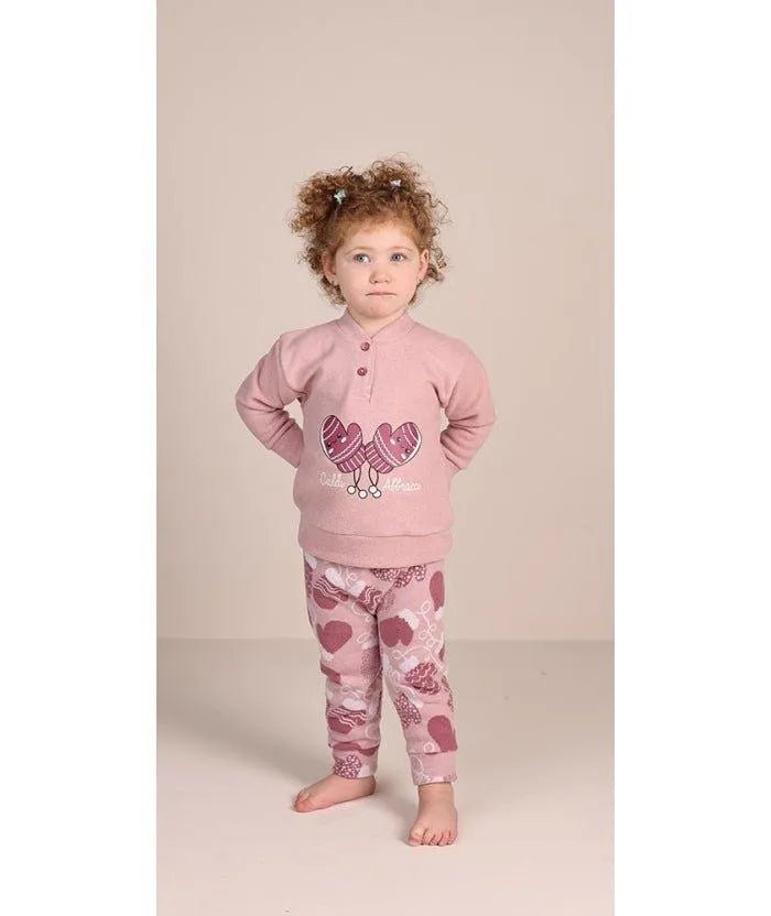 Pigiama invernale neonata bambina Gary in punto Milano 1076
