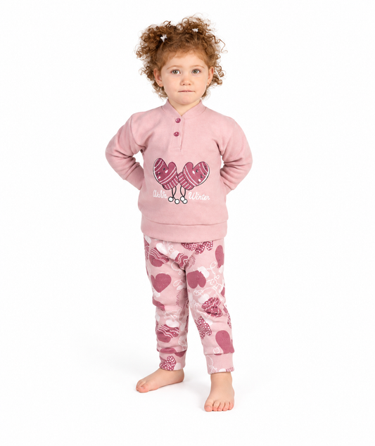 Pigiama invernale neonata bambina Gary in punto Milano 1076