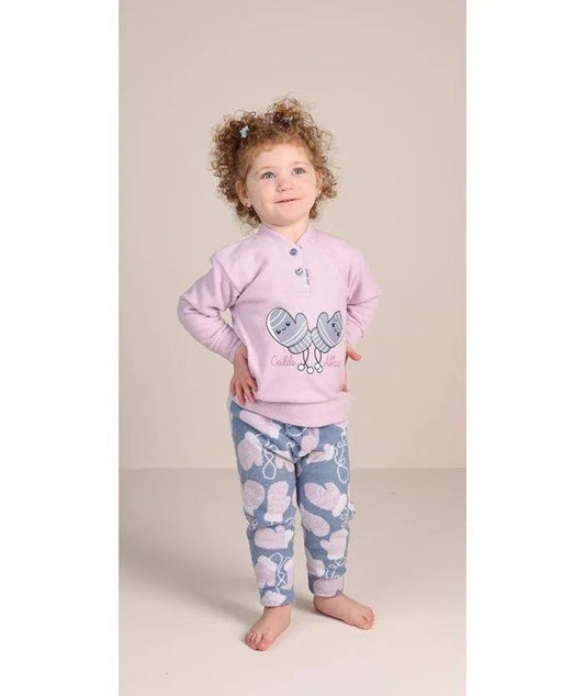 Pigiama invernale neonata bambina Gary in punto Milano 1076