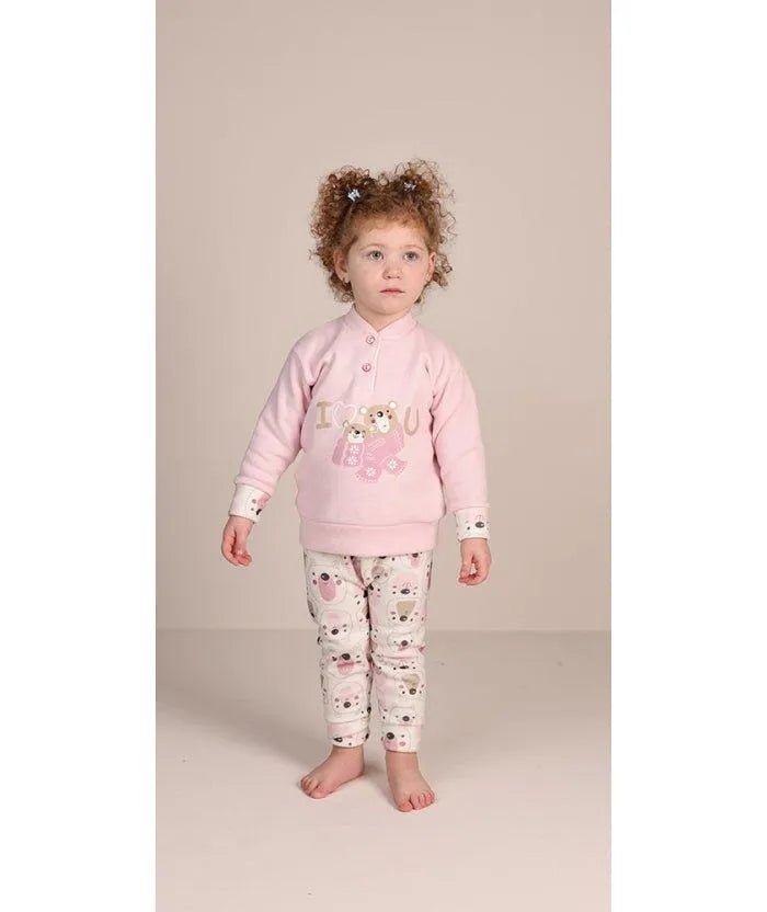 Pigiama invernale neonata bambina Gary in punto Milano 1077