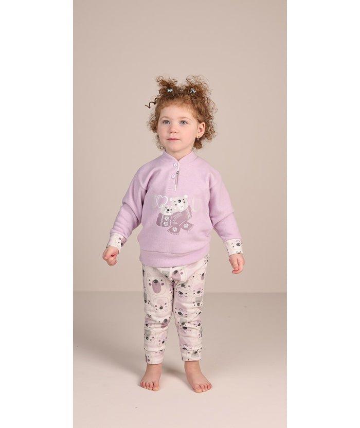 Pigiama invernale neonata bambina Gary in punto Milano 1077