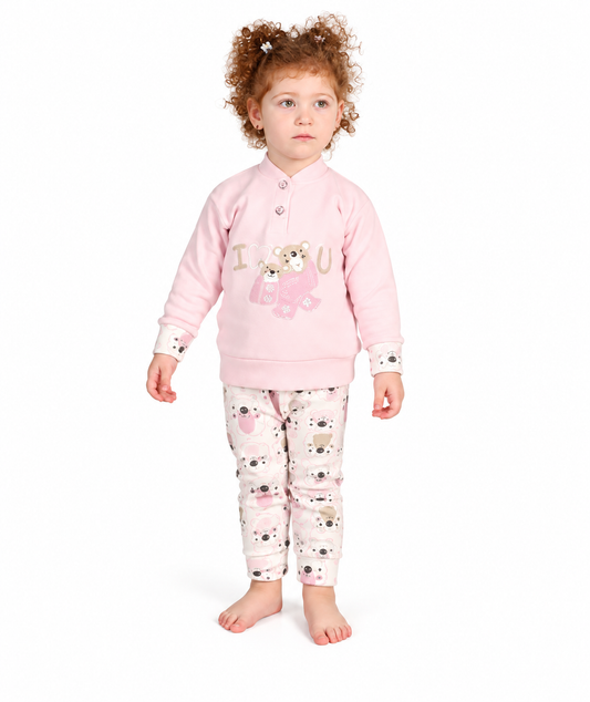 Pigiama invernale neonata bambina Gary in punto Milano 1077