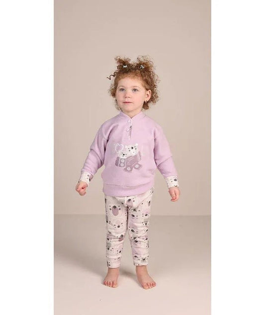 Pigiama invernale neonata bambina Gary in punto Milano 1077