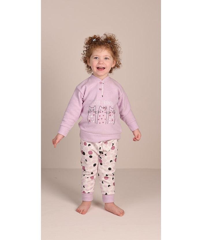 Pigiama invernale neonata bambina Gary in punto Milano 1079