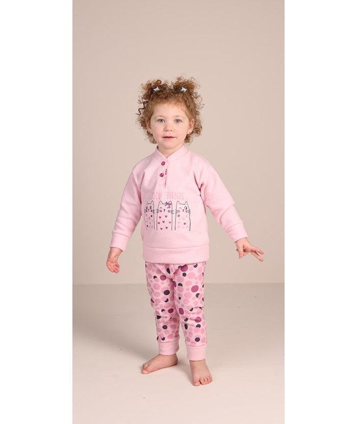 Pigiama invernale neonata bambina Gary in punto Milano 1079