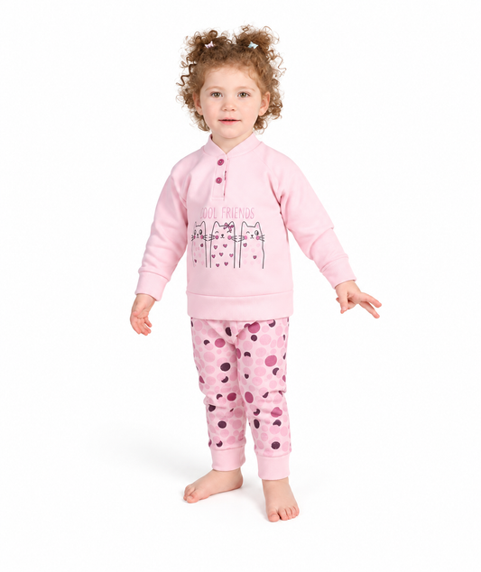 Pigiama invernale neonata bambina Gary in punto Milano 1079