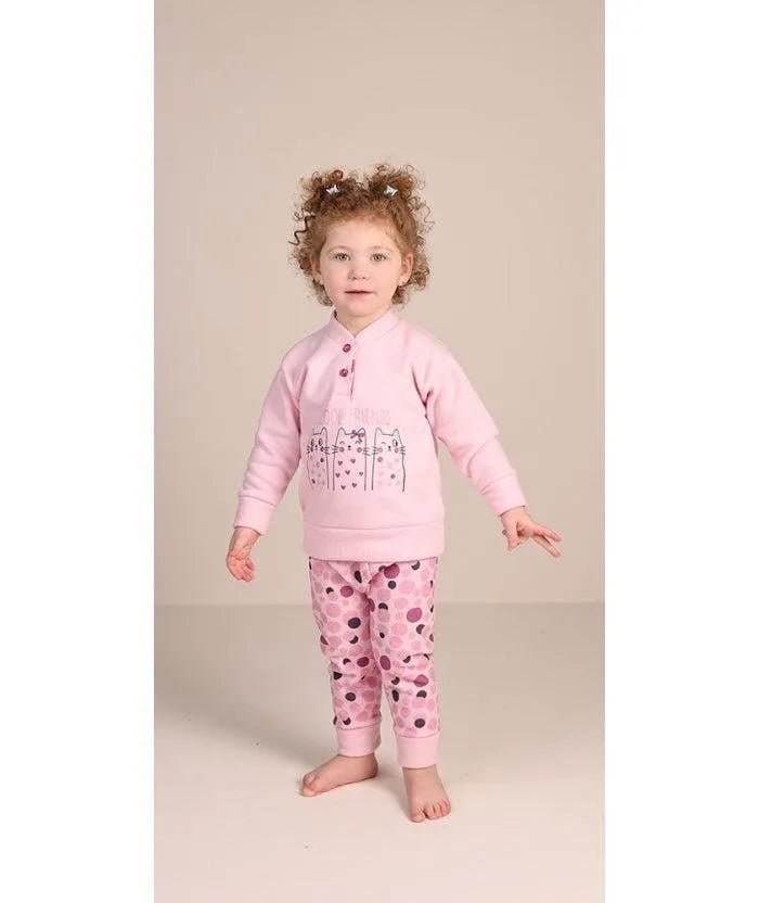 Pigiama invernale neonata bambina Gary in punto Milano 1079
