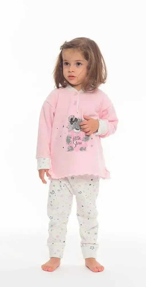 Pigiama invernale neonata bambina Gary in punto Milano N10040
