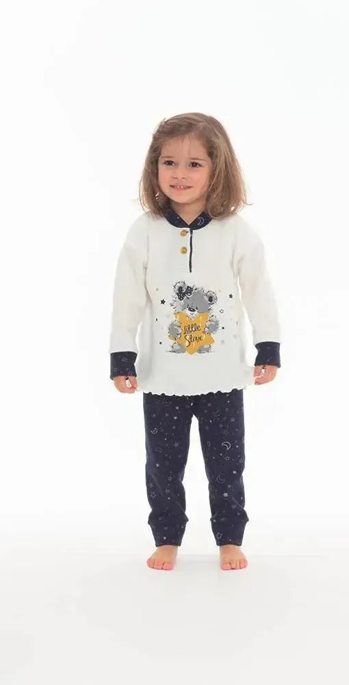 Pigiama invernale neonata bambina Gary in punto Milano N10040