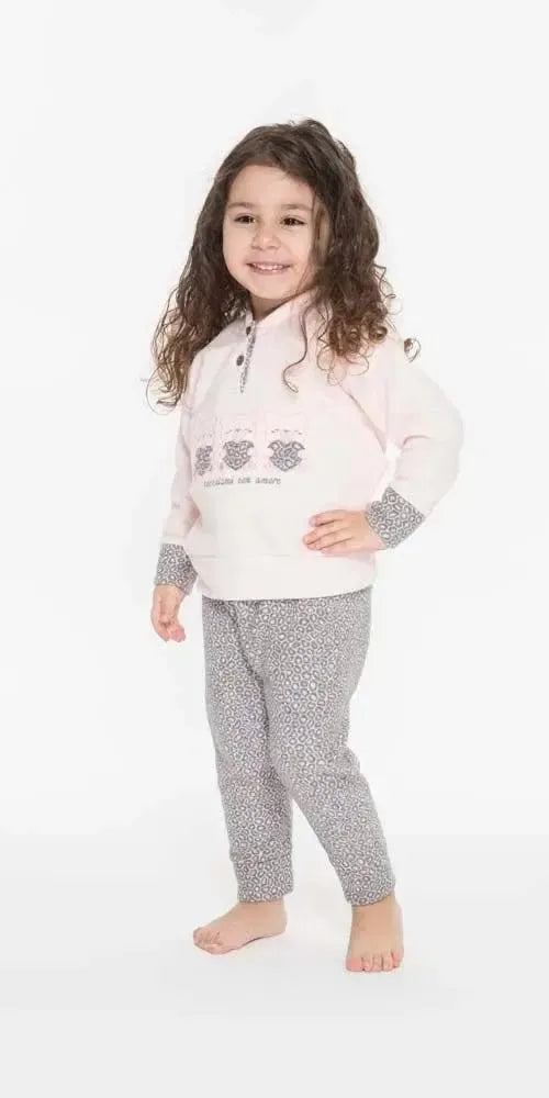 Pigiama invernale neonata bambina Gary in punto Milano Q10042
