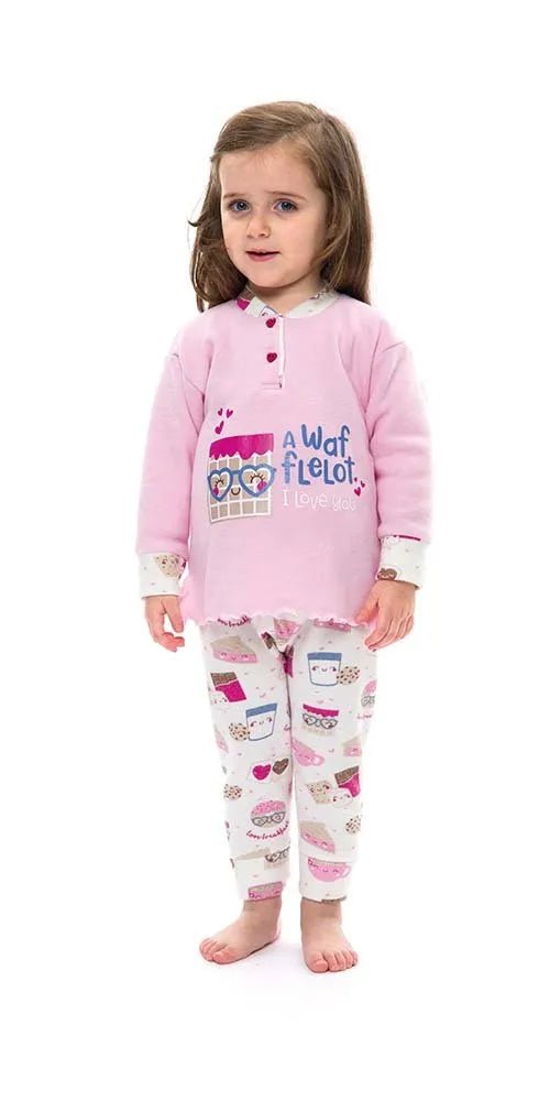 Pigiama invernale neonata bambina Gary in punto Milano S10044