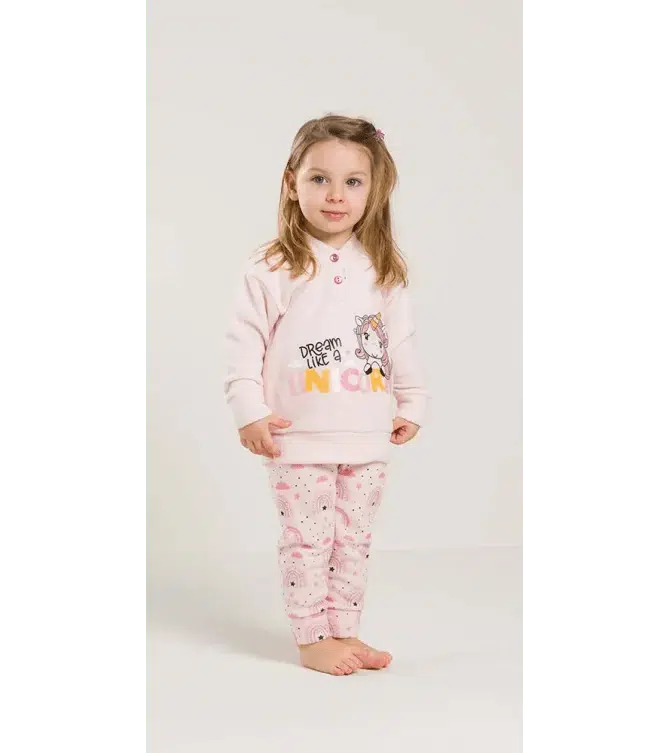 Pigiama invernale neonata bambina Gary in punto Milano V10042