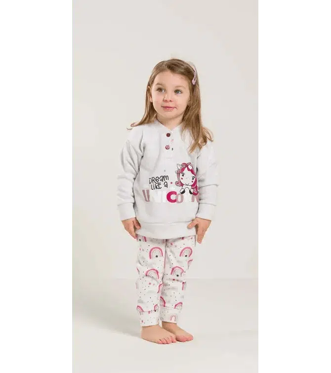 Pigiama invernale neonata bambina Gary in punto Milano V10042