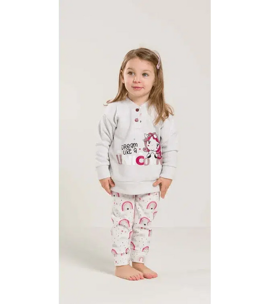 Pigiama invernale neonata bambina Gary in punto Milano V10042